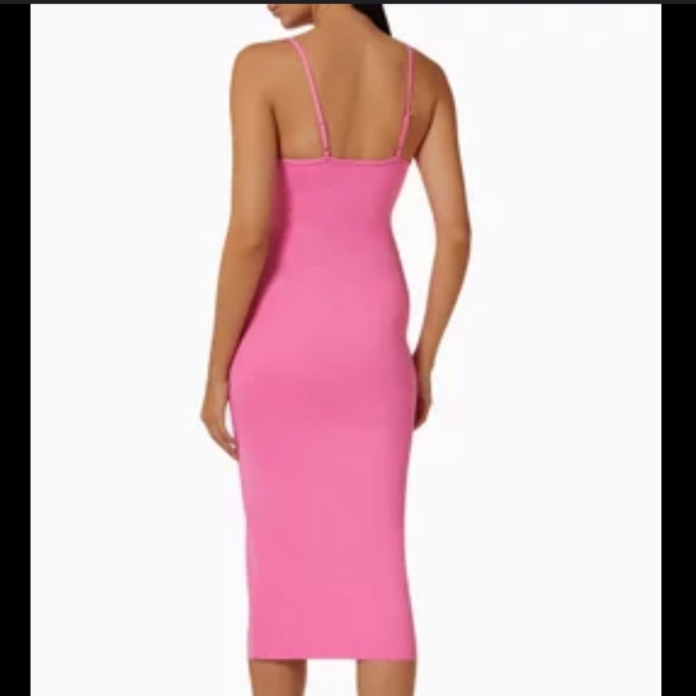 Good American scuba pink dress size 0 BNWT!